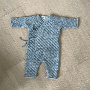 Caramel baby quilted one piece
